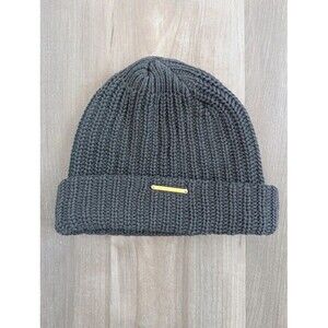 Love Your Melon Grey Knit Beanie Hat (D4)